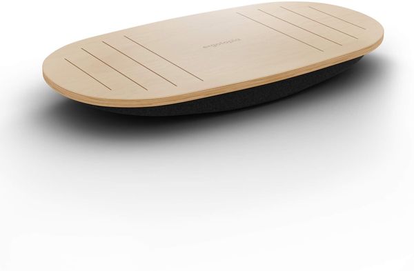 Ergotopia Balance Board Grau | Ergonomisches Wackelbrett für Büro, Homeoffice & Steharbeitsplatz | Gleichgewicht, Haltung & Rücken