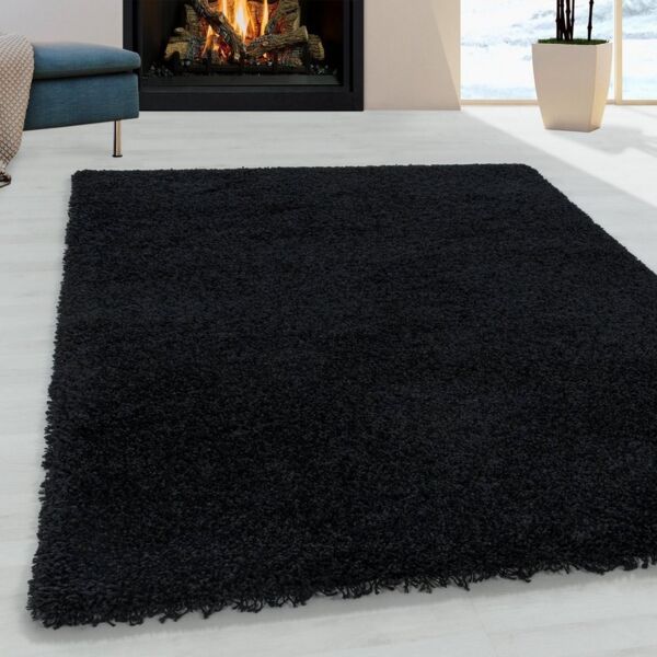 Ayyildiz Teppiche Hochflor-Teppich SYDNEY 3000, rechteckig, Höhe: 30 mm, Shaggy, Langflor, uni, auch in rund, Wohnzimmer