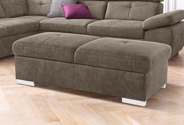 exxpo - sofa fashion Hocker Spring Bankhocker, guter Sitzkomfort und tolle Verarbeitungsdetails