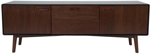 Lowboard JUJU LOW Walnuss furniert von DUTCHBONE Bild 1