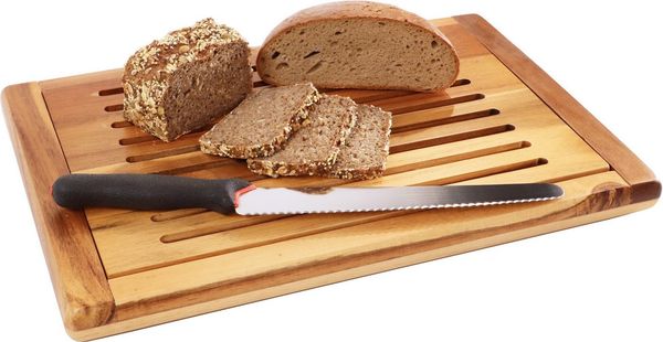 APS Akazia Brotschneidebrett, Höhe: 20 mm, Länge: 480 mm, Breite: 320 mm