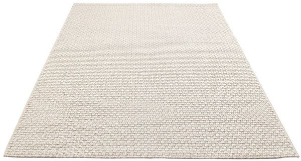 Carpetia Outdoorteppich Außenteppich Balkon wetterbeständig flachgewebe unifarben in beige, rechteckig