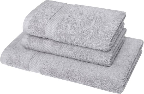 Dyckhoff Handtuch Set Planet, Walkfrottier (Set, 3-St), 2 Handtücher (50x100cm), 1 Duschtuch (70x140cm)