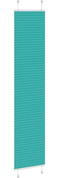 vidaXL Plissee Petrolgrün 45x200 cm Stoffbreite 44,4 cm Polyester 4015404 Bild 4