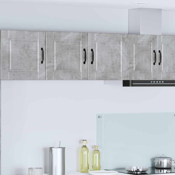 vidaXL Wandschrank PORTO Beton Grau 80 x 31 x 40 cm Holzwerkstoff 885288