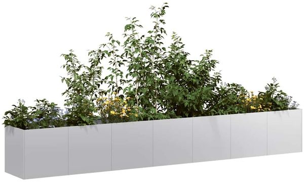 vidaXL Pflanzkübel 280x40x40 cm Verzinkter Stahl 860694