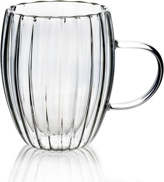 PETER 300ml Borosilikatglas Becher - Modernes, stilvolles Design