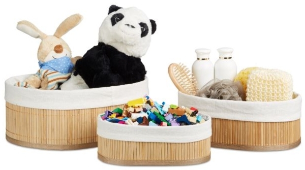 Regalkorb Set Bambus dreiteilig 10021787_444