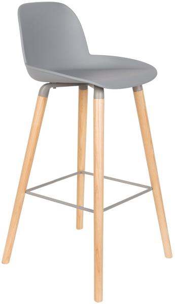 Barhocker ALBERT KUIP in Hellgrau von ZUIVER