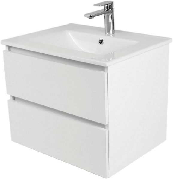 welltime Badmöbel-Set Toledo in verschiedenen Breiten erhältlich, (Komplett-Set), Waschtisch inkl. Becken und LED-Spiegel