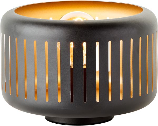 Brilliant AG Leuchten 94520-86 Tischleuchte Tyas schwarz goldfarben