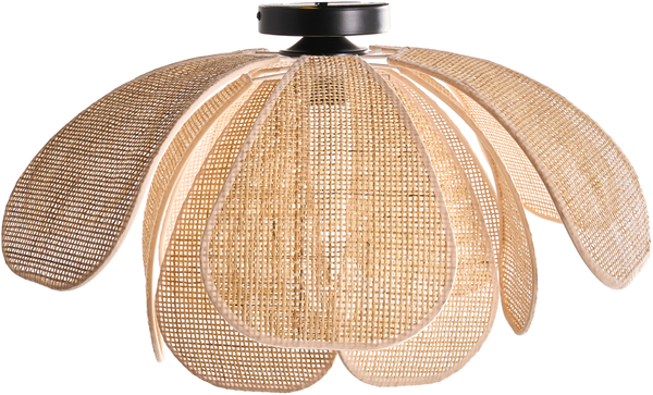 Deckenlampe CHIREDZI Rattan Naturfarben