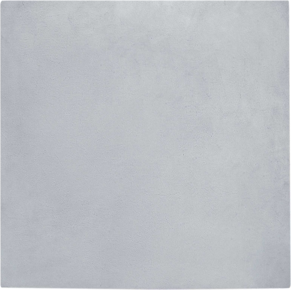 vidaXL Kunstfell Hasen Teppich Olite Grau 120 x 120 cm Polyester 42021685