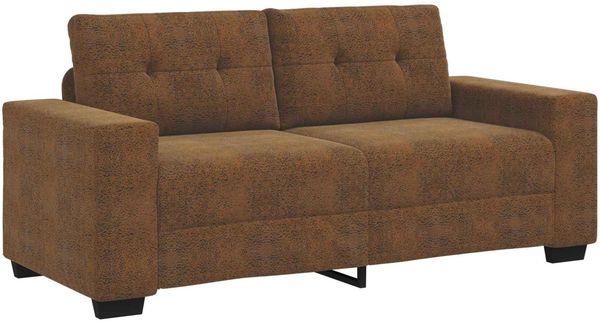 vidaXL Zweisitzer-Sofa Braun 140 cm Kunstleder 4105132
