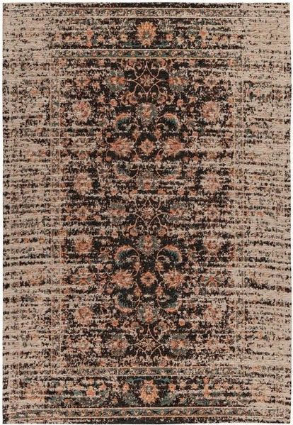 Teppich Charme 225 Multi / Rot 80cm x 150cm | Vintage-Stil | Flachflor