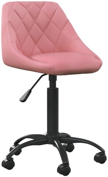 vidaXL Bürostuhl Rosa Samt 3088851