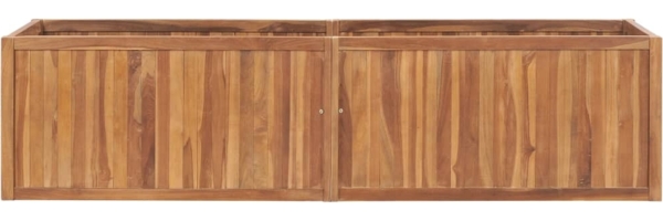vidaXL Garten-Hochbeet 200 x 50 x 50 cm Massivholz Teak 48975