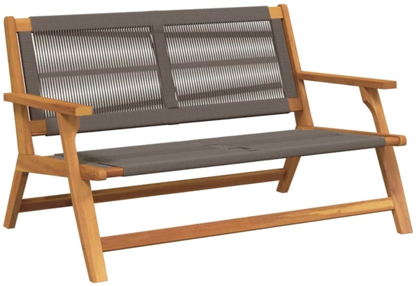 vidaXL gartenmöbel Grau 122 x 78 x 73 cm Massivholz Akazie 367824