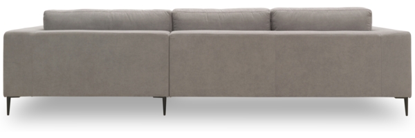 DOMO Collection Modica, Ecksofa, Microfaser silber, 329 x 173 cm Bild 5