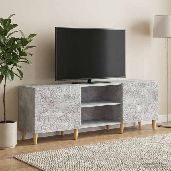 vidaXL TV-Schränk 150 x 31 x 50 cm Betongrau Holzwerkstoff 895148