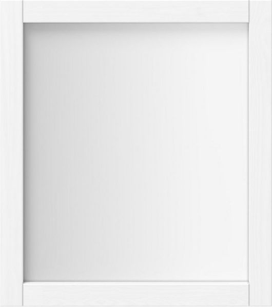 Woodroom Spiegel Valencia, Kiefer massiv lackiert, BxHxT 62x70x3 cm