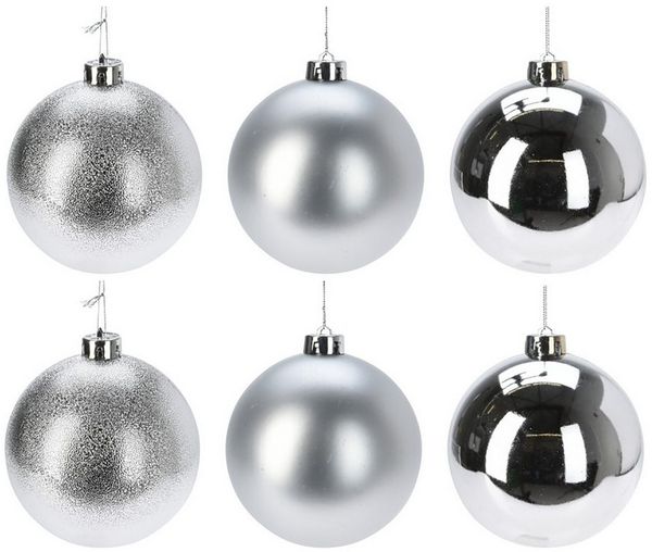 Annastore Weihnachtsbaumkugel Weihnachtskugeln aus Kunststoff zum Hängen - Wetterfest Outdoor, Christbaumkugeln für draußen, Weihnachtkugeln