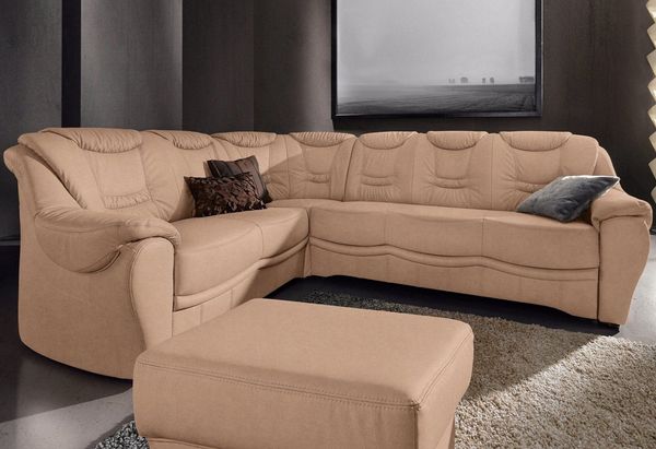sit&more Ecksofa Benson L-Form, wahlweise mit Bettfunktion