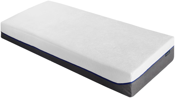 Relaxbett elektrisch mit Tellermodulen + Matratzen mit Memory Schaum - 2 x 70 x 190 cm - Weiß - HESIODE III von DREAMEA Bild 3