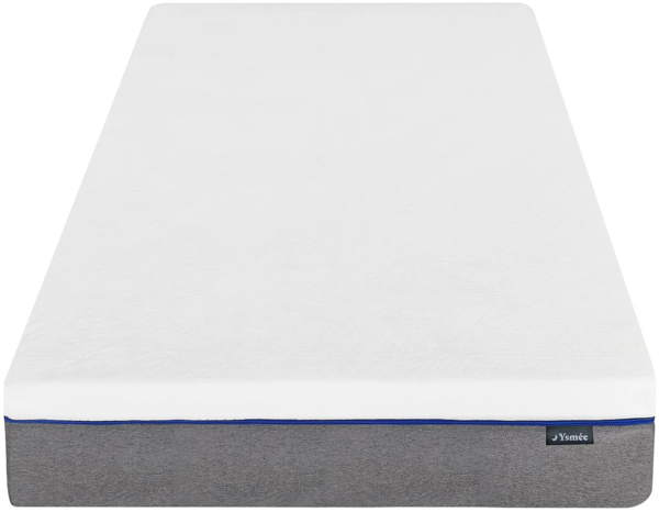 Relaxbett elektrisch mit Tellermodulen + Matratzen mit Memory Schaum - 2 x 70 x 190 cm - Weiß - HESIODE III von DREAMEA Bild 5