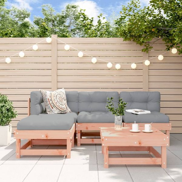 vidaXL 5-tlg. Garten-Lounge-Set Massivholz Douglasie 3186520