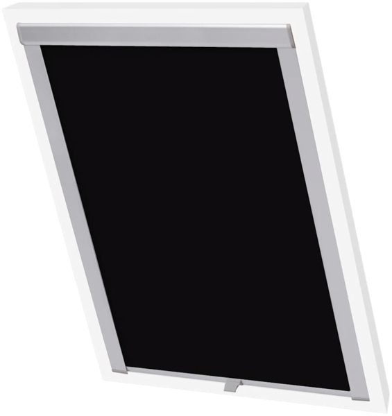 vidaXL Verdunkelungsrollo Schwarz UK08 133524