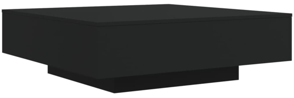 vidaXL Couchtisch Schwarz 100x100x31 cm Holzwerkstoff 836596