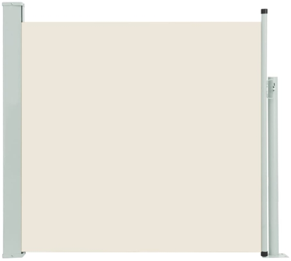 vidaXL Ausziehbare Seitenmarkise 170×300 cm Creme 48365