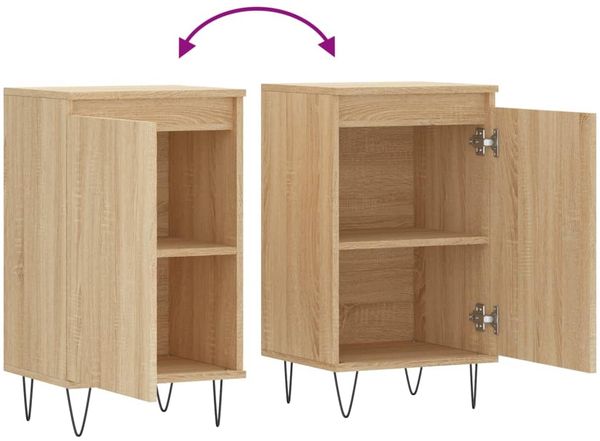 vidaXL Sideboard Sonoma-Eiche 40x35x70 cm Holzwerkstoff 831058 Bild 10