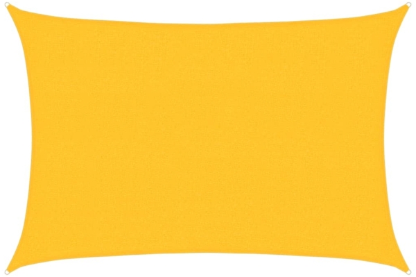 vidaXL Sonnensegel 160 g/m² Gelb 2,5x4 m HDPE 311564