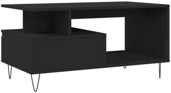 vidaXL Couchtisch Schwarz 90x49x45 cm Holzwerkstoff 831021 Bild 9