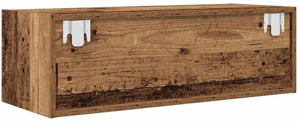 vidaXL TV-Schränke 2 Stk. Altholz-Optik 80x31x25,5 cm Holzwerkstoff 861469 Bild 9