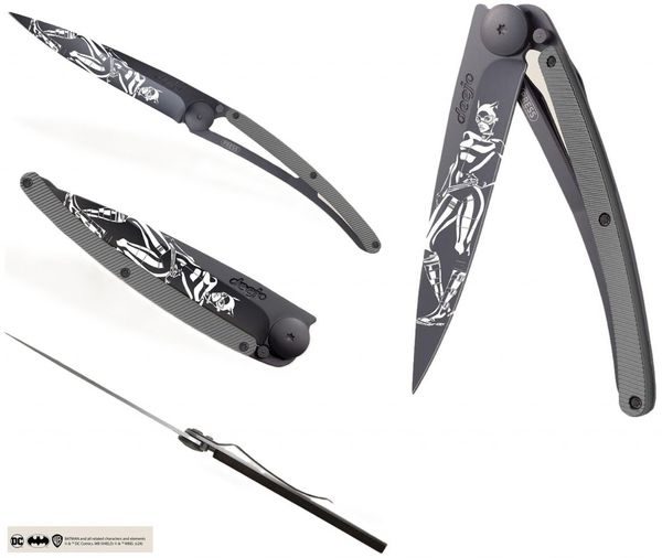 Deejo Ultraleichtes klappbares Taschenmesser Gürtelclip 27g Aluminiumgriff Ca.