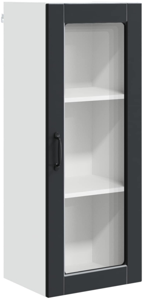 vidaXL Küchenschrank mit Regal Schwarz 40 x 31 x 100 cm Holzwerkstoff 885446