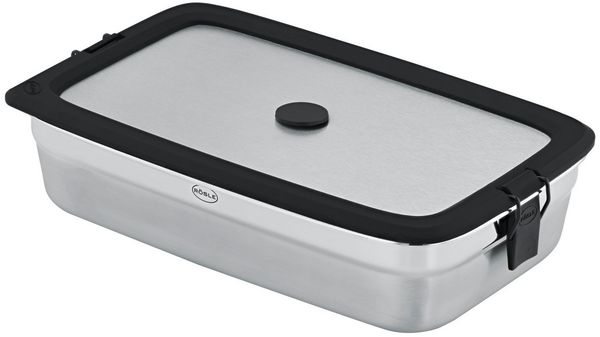 Rösle Edelstahldeckel FLEXX 2GO 1,0 L Eckig Mit Clips