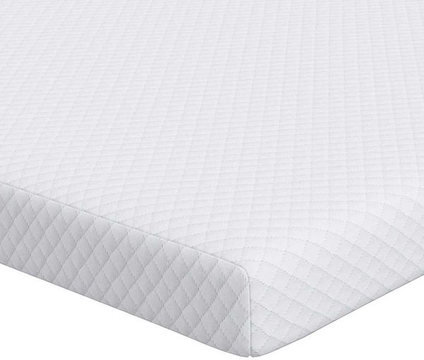 vidaXL Matratzenauflage, Jacquard Stoff weiß, Höhe 7 cm, 140x200 cm Bild 2