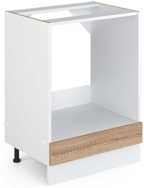 Unterschrank R-Line Sonoma 60 cm mit Großnische, ohne Arbeitsplatte Vicco