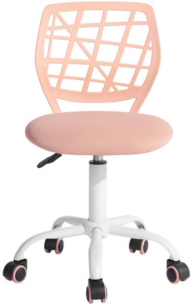 FurnitureR Home Office Stuhl, ergonomischer höhenverstellbarer Drehstuhl mit Rollen, moderner Computerstuhl für Arbeitszimmer und Büro