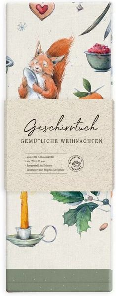 Grätz Verlag Geschirrtuch Geschirrtuch mit Motiv, 100% Baumwolle, (1 Tuch, 1x Geschirrtuch mit Motiv), 100% Baumwolle