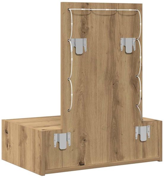vidaXL Schminktisch mit Schubladen Braun 60 x 40 x 70 cm Holzwerkstoff 865225 Bild 7