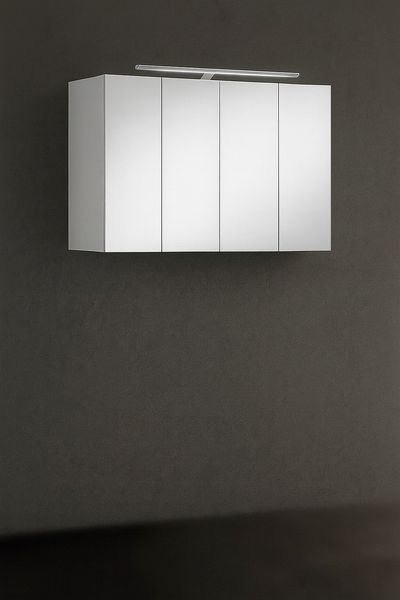 SAM® Badezimmer Spiegelschrank 120 cm Hochglanz weiß ZÜRICH 173310795