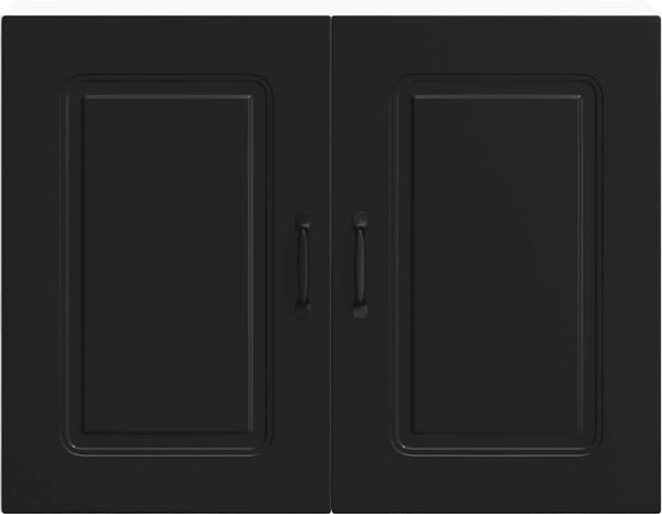 vidaXL Küchen-Hängeschrank Kalmar Schwarz Holzwerkstoff 853588 Bild 6