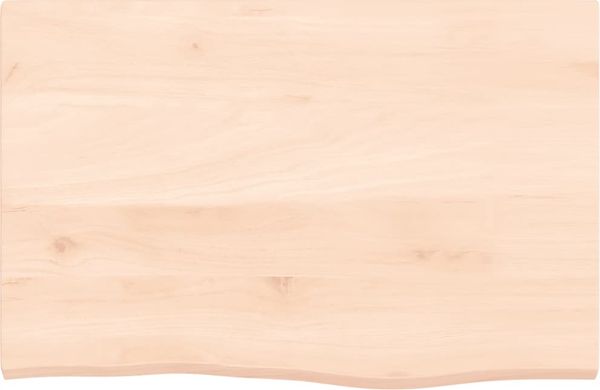 vidaXL Tischplatte 60x40x2 cm Massivholz Eiche Unbehandelt 3156281 Bild 3