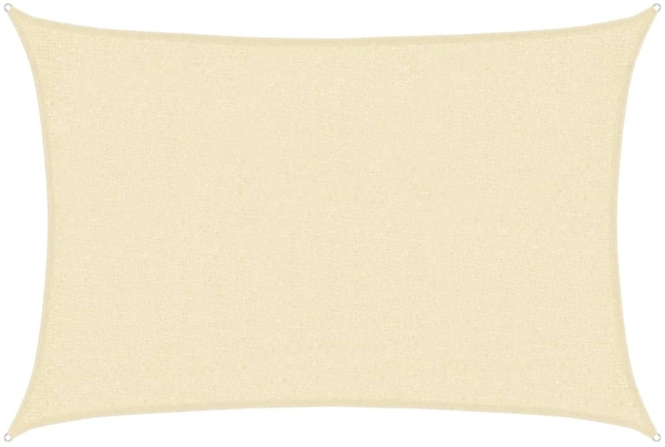 vidaXL Sonnensegel 160 g/m² Creme 2x2,5 m HDPE 311171