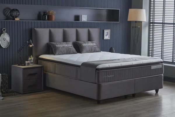 Pointhome Boxspringbett mit Bettkasten, Bett mit Matratze, Boxbett, 180x200 160x200 140x200 (1 Bettkopfteil, 1x H3/H4Matratze, 2 Bettkasten, 2 optionale Nachttisch), Topper und Stauraum